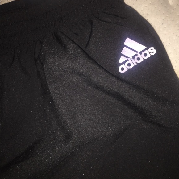 Adidas black and white running shorts. - Picture 3 of 5